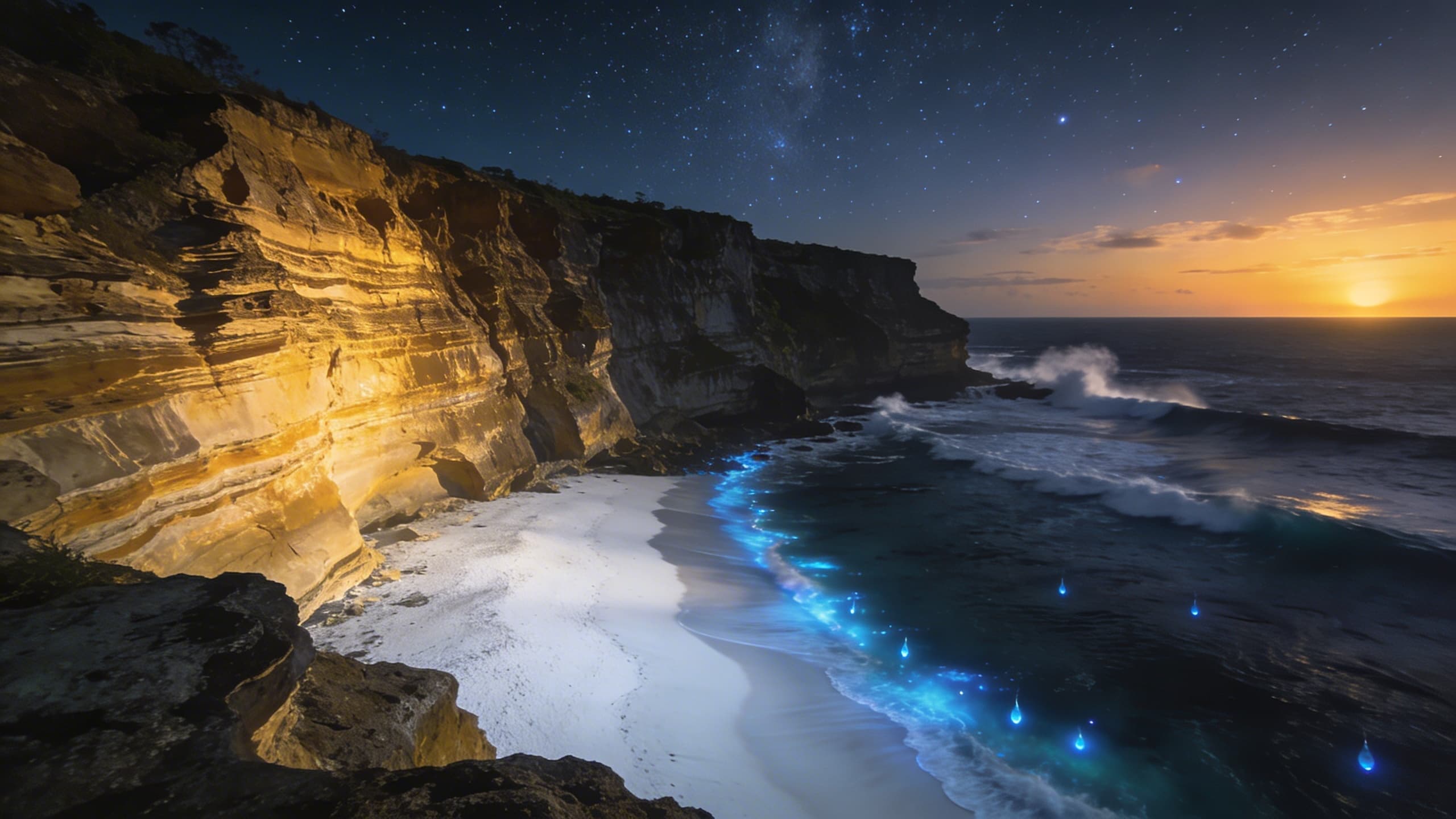 Tusan Cliff Beach (Blue Tears)