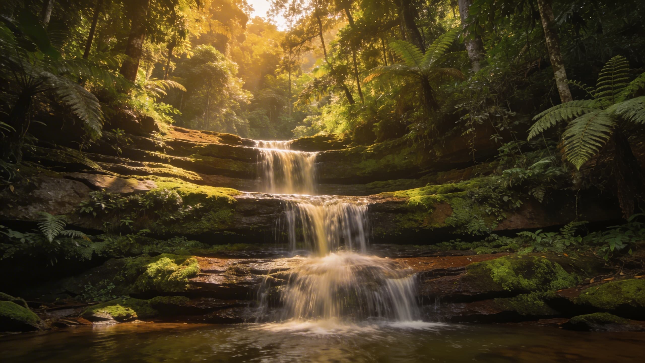 Wong Beranggong Waterfall (Three Sisters Mini)